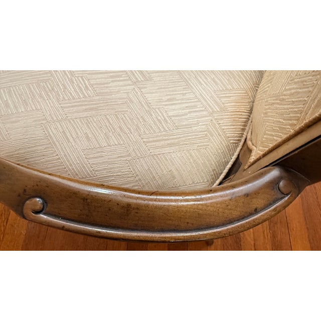 Late 20th Century Attributed to Mastercraft Burl Wood High-Back Dining Chairs, Set of 6 For Sale - Image 14 of 18