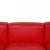 LC2 Three-Seater Sofa in Red Leather by Le Corbusier, 2010s For Sale - Image 5 of 16
