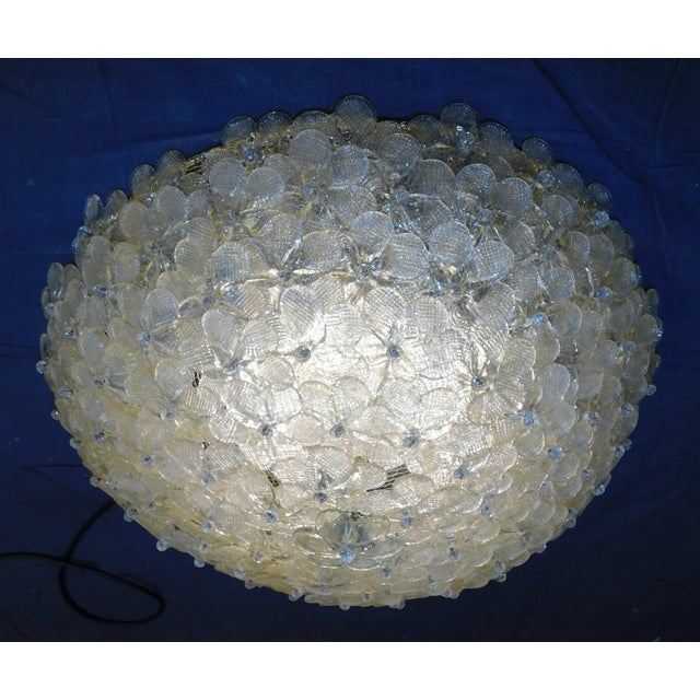 Millefiori Flush Mount by Barovier E Toso For Sale - Image 6 of 7