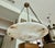 Large French Directoire Style Alabaster Chandelier Pendant Light For Sale - Image 11 of 18