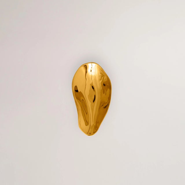 Gold & Handmade Porcelain Indulge Nº3 Bowls by Sarah-Linda Forrer, Set of 2 For Sale - Image 4 of 4