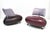 Postmodern Leather Pallone Pa Lounge Chairs by Roy de Scheemaker for Leolux, Set of 2 For Sale - Image 3 of 10