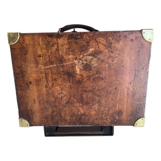 Early 20th Century John Rigby & Co Leather Cartridge Magazine on a Stand For Sale