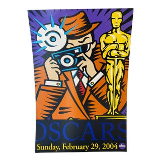 Carboard 2004 Oscars Academy Awards Poster For Sale
