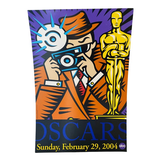 Carboard 2004 Oscars Academy Awards Poster For Sale