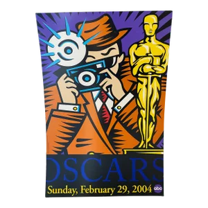 Carboard 2004 Oscars Academy Awards Poster