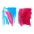 Cassandra Auker Contemporary Painting Diptych on Paper “Turquoise and Coral” For Sale