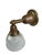 This wall sconce will look great in any room of the house. Pairs well with any type of architecture. Antique brass with...