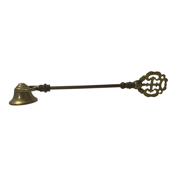 Antique Large Ornate Brass Victorian Candle Snuffer Chairish