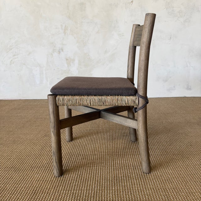 Contemporary Ellie Montana Brown Dining Chair - Cafe Noir Seat Cushion For Sale - Image 3 of 6