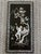 This elegant set of four mid-20th century Chinese lacquer panels depicts traditional pastoral scenes—fishermen, water...