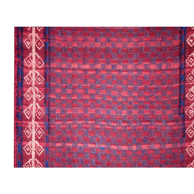 Vintage Persian Turkman Runner For Sale - Image 13 of 14