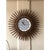 Brown Sunbeam Maple Wood Clock by Simoeng, 1990s For Sale - Image 8 of 11