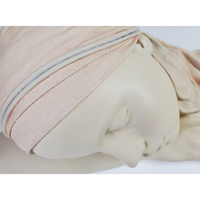 Elbows Out 1986 Marc Sijan Signed Ultra Realistic Plaster Sculpture 7/95 For Sale - Image 10 of 12