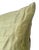 Peach Vintage Peach & Gold Silk Pine Leaf Pillow For Sale - Image 8 of 9