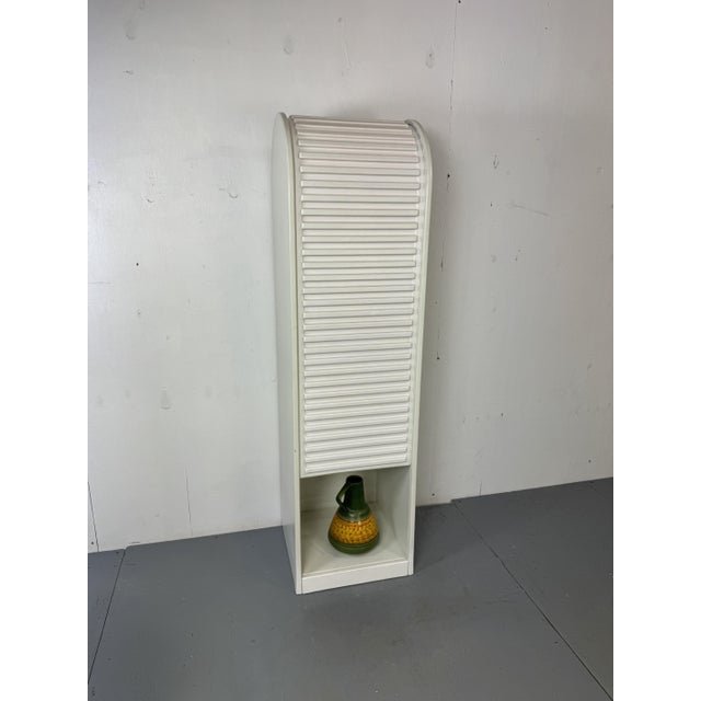 Wood Vintage Rollcase Cabinet by Aldo Van Den Nieuwelaar for Pastoe, 1970s For Sale - Image 7 of 14