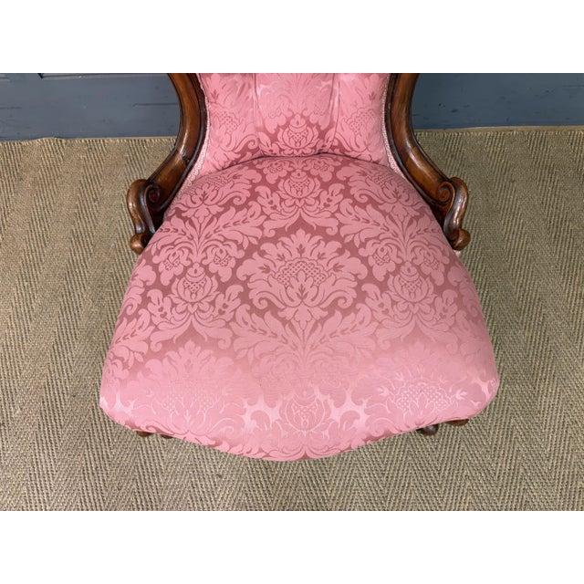 Victorian Walnut Nursing Chairs, 1875, Set of 2 For Sale - Image 16 of 18