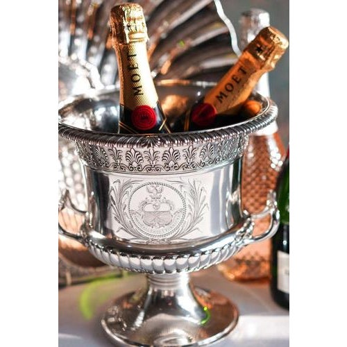 Antique Georgian Regency Silver Wine Cooler by Paul Storr, London, 1810 For Sale - Image 15 of 18