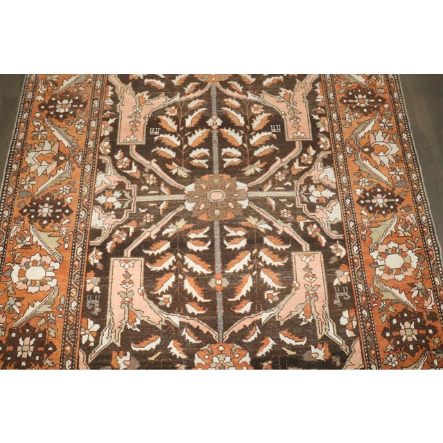 Antique Brown Bakhtiari Corridor Runner rug no.j4756 For Sale In New York - Image 6 of 10