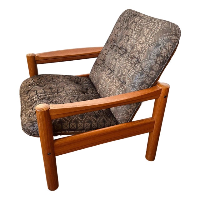 Danish Modern Teak Accent Chair For Sale
