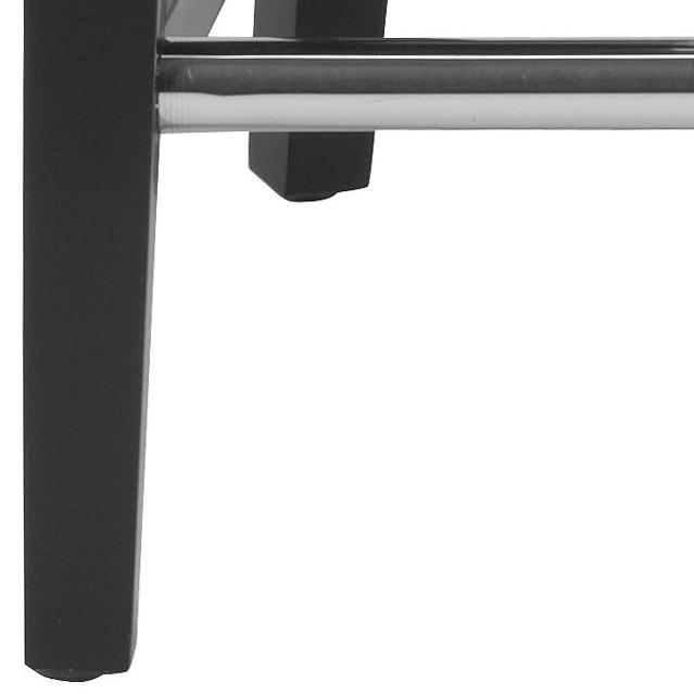 Walter Counter Stool in Black & Black For Sale - Image 4 of 6