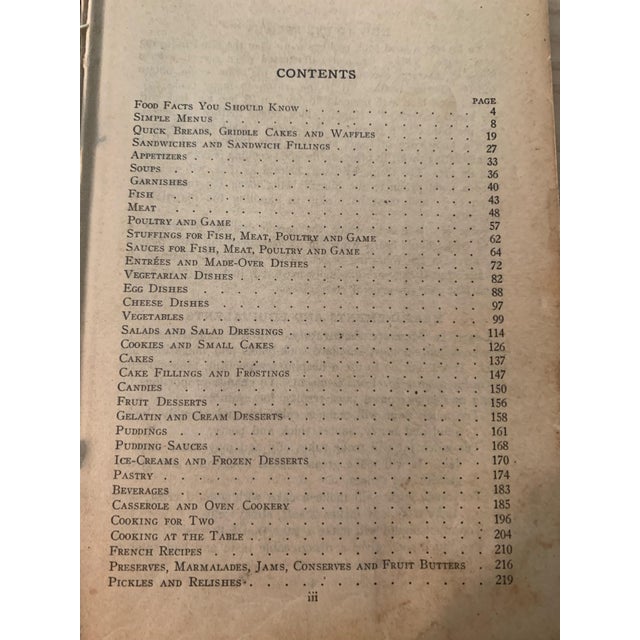 1929 New Delineator Recipe Cook Book Hc 1st Edition American Culinary History For Sale - Image 4 of 16