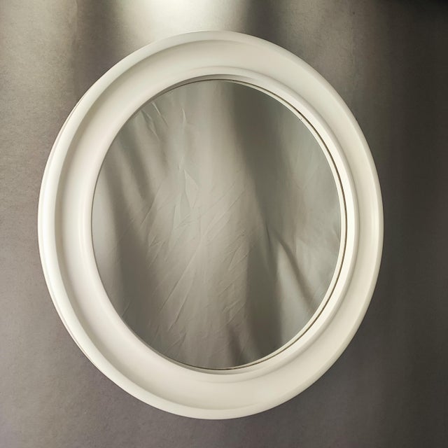 White Plastic Mirror by Carrara & Matta, 1970s For Sale - Image 8 of 8