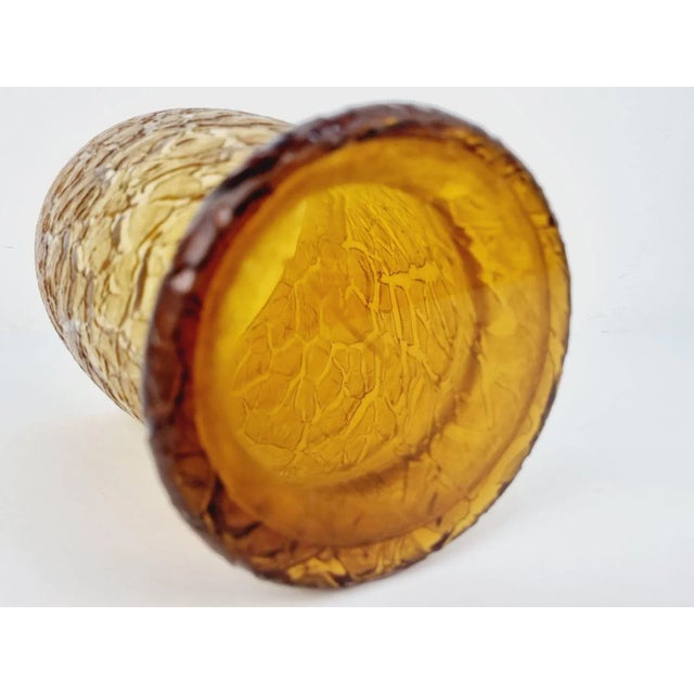 Art Deco Glass Vase, 1920s For Sale - Image 3 of 7