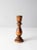 Brown Vintage Turned Wood Candlestick For Sale - Image 8 of 10