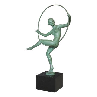 Art Cast Hoop Dancer Babbitt by Briand 1930 For Sale