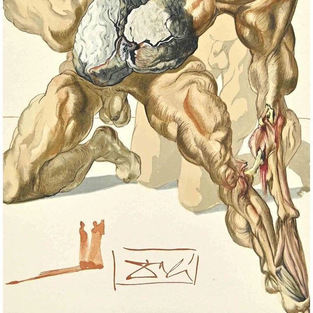 The Avaricious - Hell plate 7 is a woodcut print realized in 1963 for a series illustrating the Medieval poem of the...