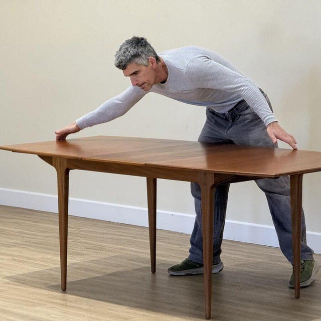 Small Extending Dining Table by Tom Robertson for Mcintosh, 1960s For Sale - Image 14 of 17