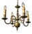 Antique Bronze Chandelier from Flanders, 1850 For Sale
