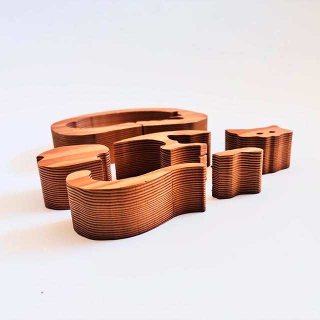 Vintage Wood Cat Toy Puzzle For Sale - Image 10 of 14