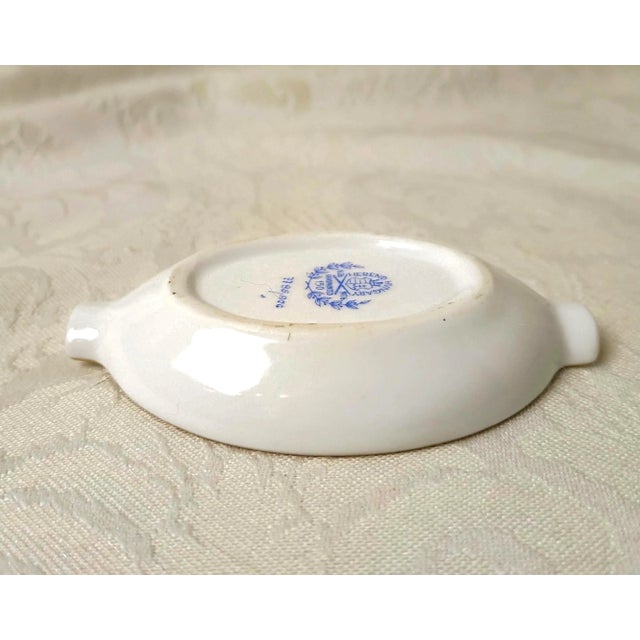 1980s Herend Hungary Chinese Bouquet Rust Handled Mini Tray Apponyi Orange 7788 Designer Ceramics 1989 150 Anniversary Porcelain Handcrafted Decor For Sale - Image 5 of 6
