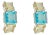 Annette Studs, Light Green, Clip On For Sale