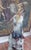 Large English Dapple Grey Rocking Horse, 1940 For Sale - Image 13 of 18