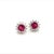 Natural Finely Faceted Quality Rubellite Tourmaline Diamond Earrings 14k Gold 1.36 TCW Certified $3,950 211348 This is a...