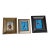 Vintage Contemporary African Figural Oil Paintings - Set of 3 For Sale