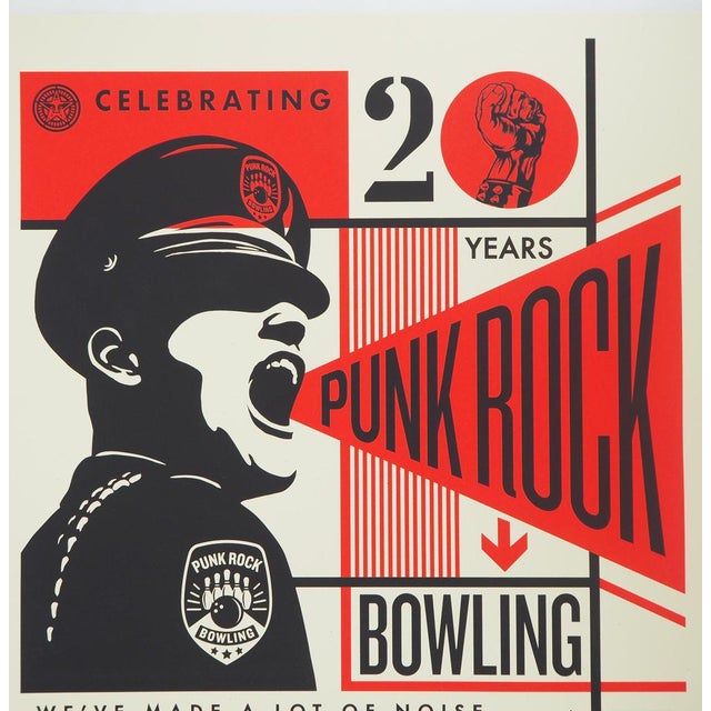 Shepard Fairey (Obey), Punk Rock Bowling, Original Screenprint For Sale - Image 4 of 7