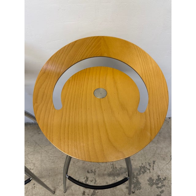 Sigurdur Thorsteinsson Lyra Bar Stools for Magis, Italy - A Pair For Sale - Image 11 of 18