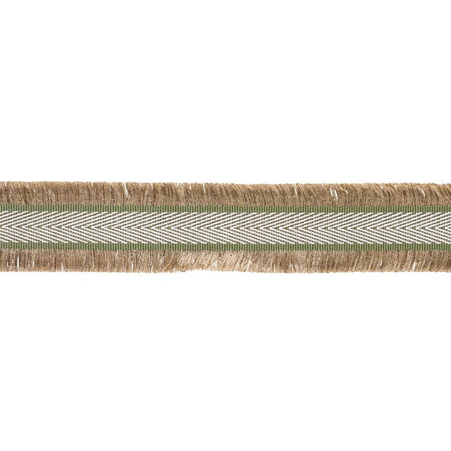 A stylish chevron tape with fringed edges, Felicity Fringe Trim adds extraordinary style, texture, and movement to...