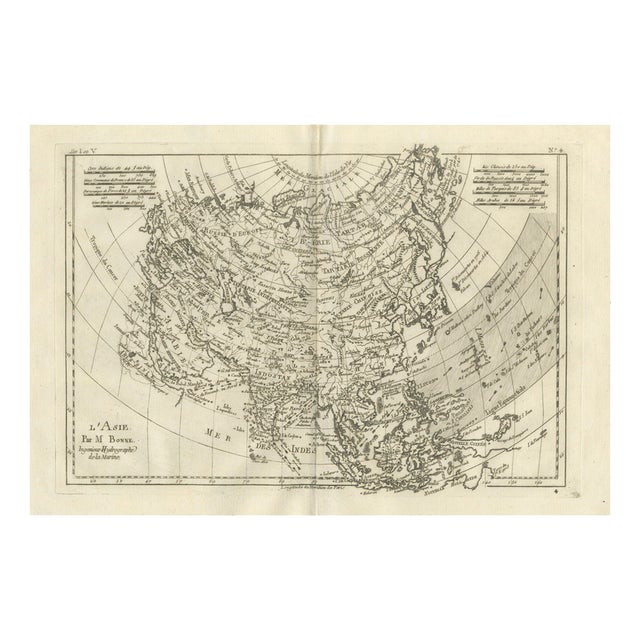 Antique Map by Rigobert Bonne, 1780 For Sale