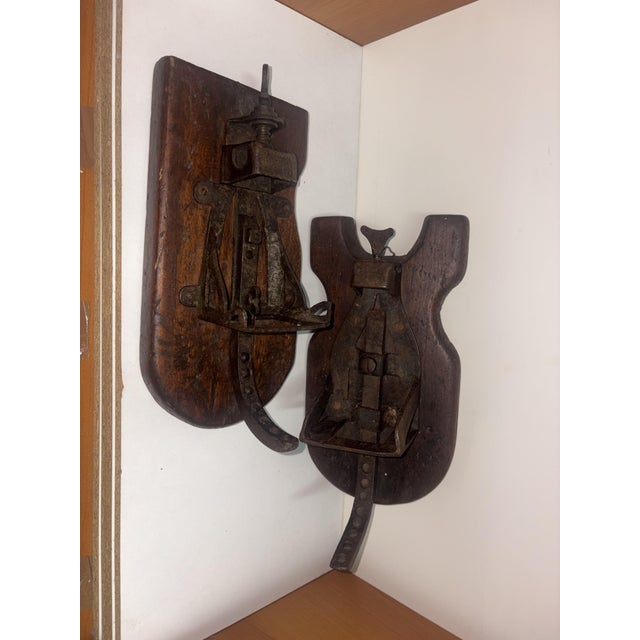 1950s Italian Wooden Shoemakers Items, 1950, Set of 2 For Sale - Image 5 of 8