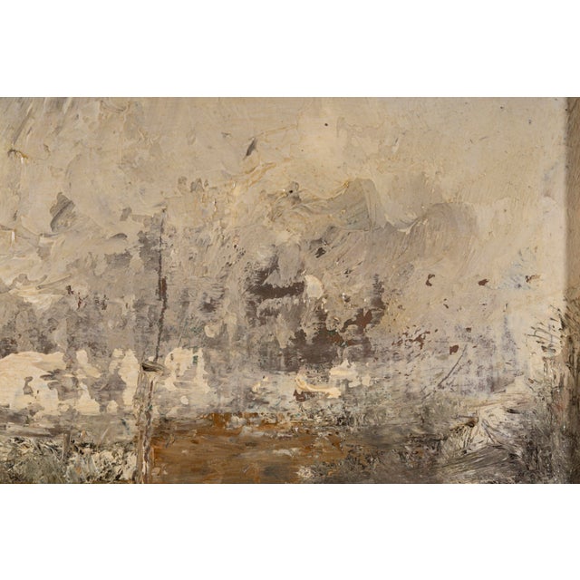 Ezelino Briante, In the Open Countryside, Oil Painting For Sale - Image 8 of 17