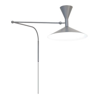 Le Corbusier 'Lampe De Marseille' Wall Lamp for Nemo in Gray For Sale