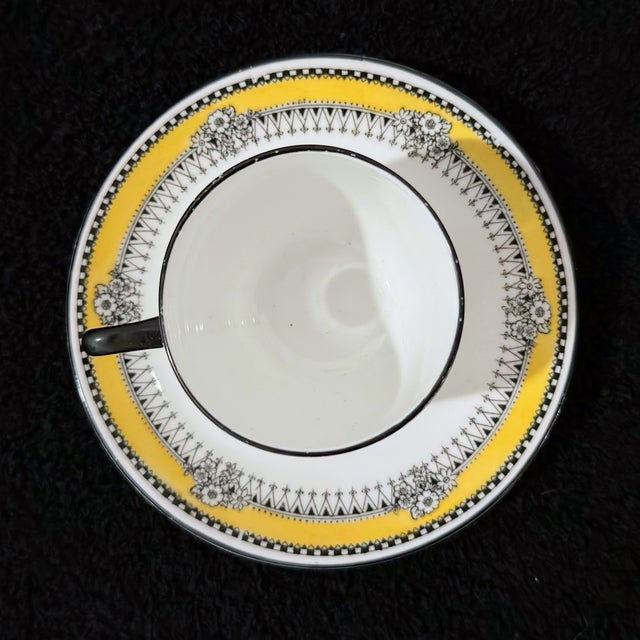 1910s Art Deco Royal Albert Crown China Tea Service - Set of 3 For Sale In Greenville, SC - Image 6 of 18