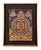 A finely executed 19th-century Tibetan Buddhist thangka depicting a seated meditation Buddha at the center of an elaborate...