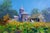Oil Painting Village Church on a Clear Day Boris Serdyuk For Sale