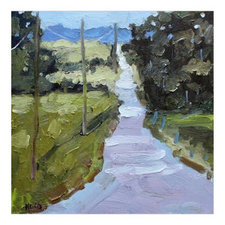 Contemporary Impressionist Landscape Oil Painting For Sale